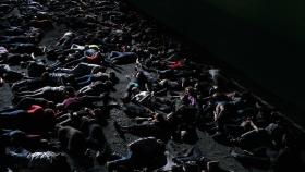 El Real se transforma en una 'isla de Lesbos' llena de refugiados