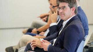 El expresidente de la Diputación de Valencia Jorge Rodríguez (dcha), en el banquillo de los acusados.