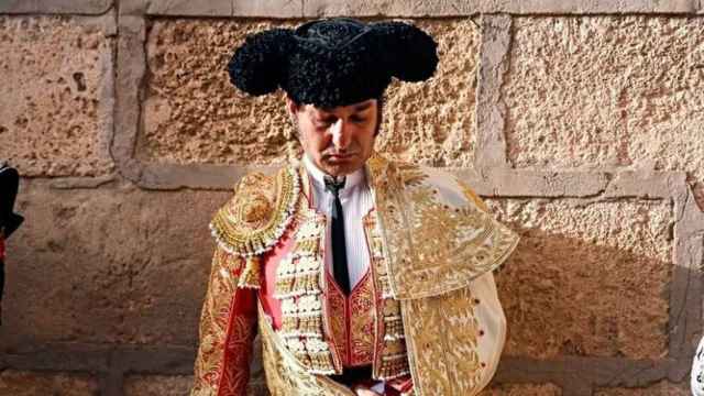 Morante de La Puebla en una imagen antes de hacer el paseíllo en La Maestranza.