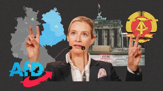 Alice Weidel, líder de la AfD, el partido de ultraderecha alemán que ha triunfado en Alemania del Este.