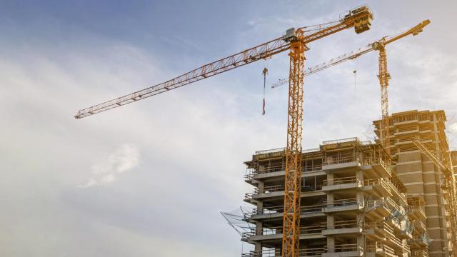 Edificio en construcción.