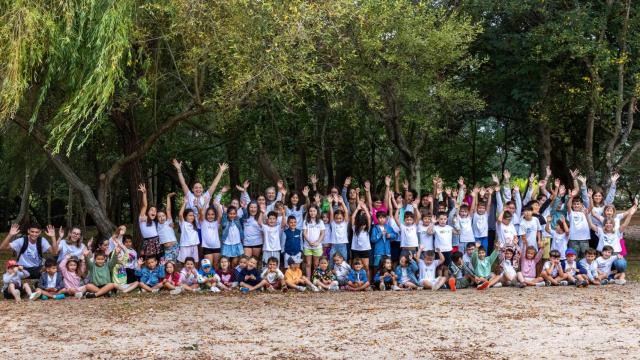 Foto de familia del programa Mañás en Culleredo del año pasado.