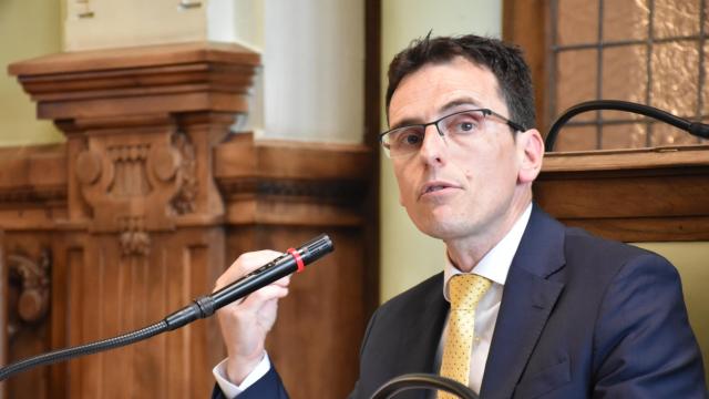 El portavoz del PSOE, Pedro Herrero, en una imagen de archivo