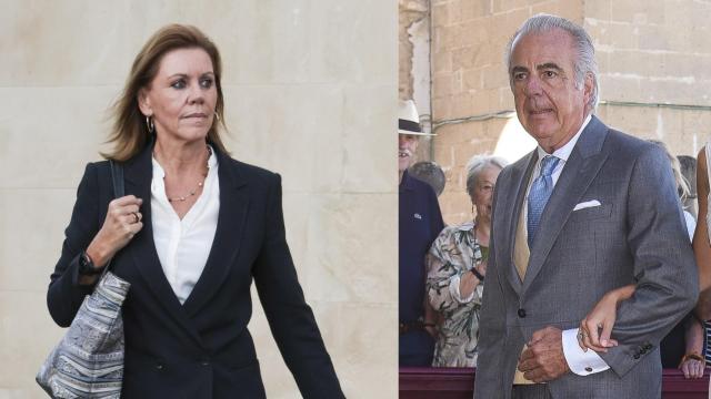 María Dolores de Cospedal y Fernando Portillo. Fotos: GTRES.