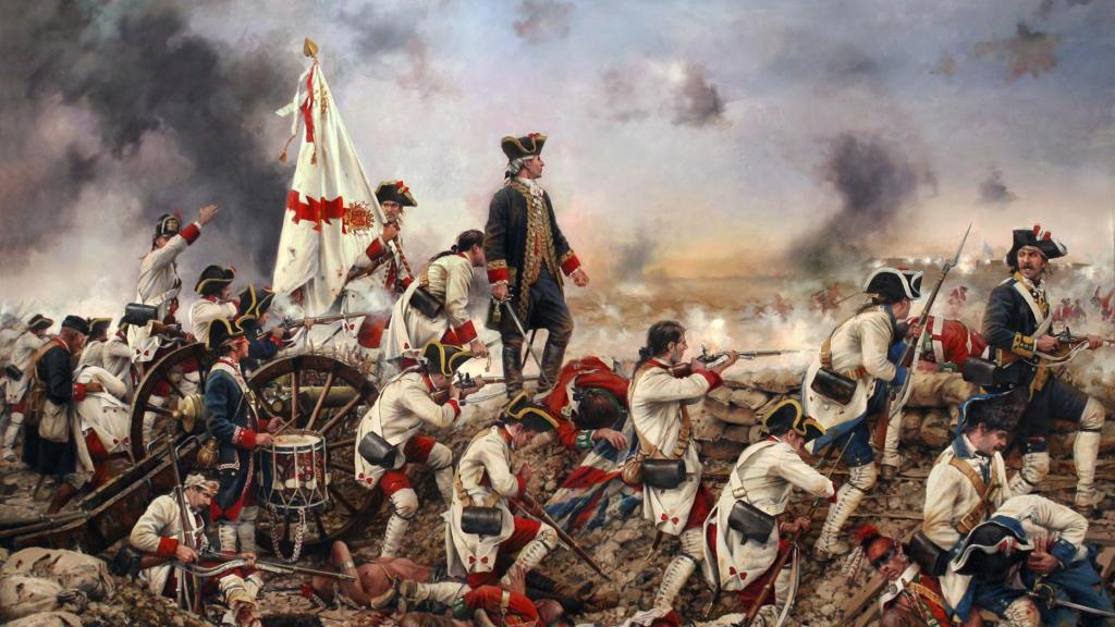 'Por España y por el Rey, Gálvez en América', de Augusto Ferrer Dalmau. Foto: Museo del Ejército