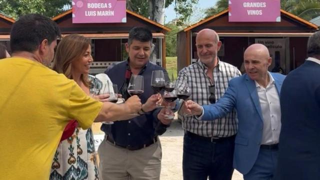 La alcaldesa de Zaragoza inaugura el I Festival de la Garnacha